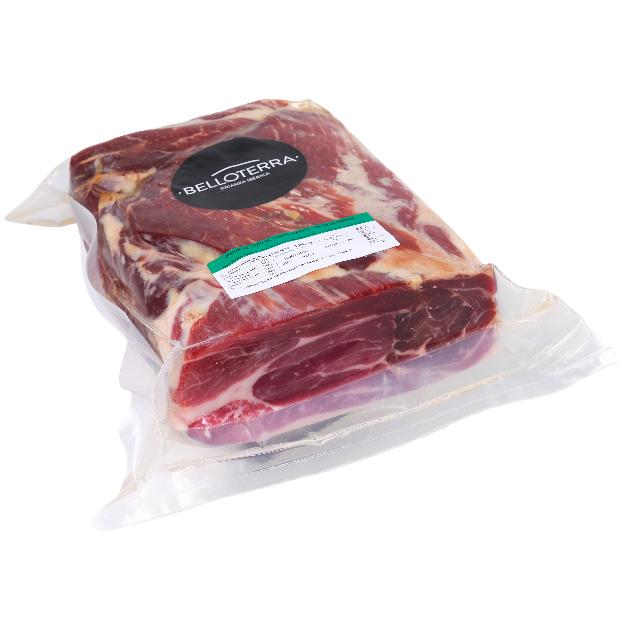 Jamón de Cebo de Campo Ibérico 50% Desh. en Bloque